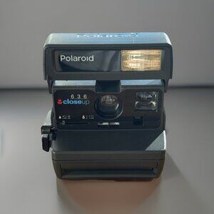 Polaroid One Step Close-Up 636 Instant Film Camera Vintage 600 Type Untested